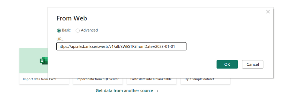 Read data from REST API to Power BI