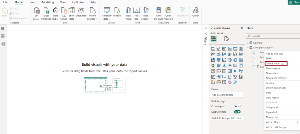 Hierarchy in Power BI